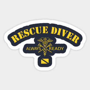Rescue Diver - Always Ready Sticker